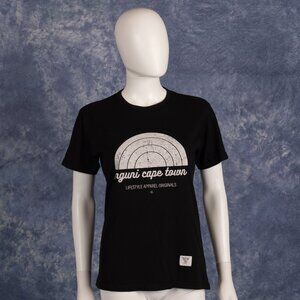 Nguni Cape Town Black T-Shirt Sz S